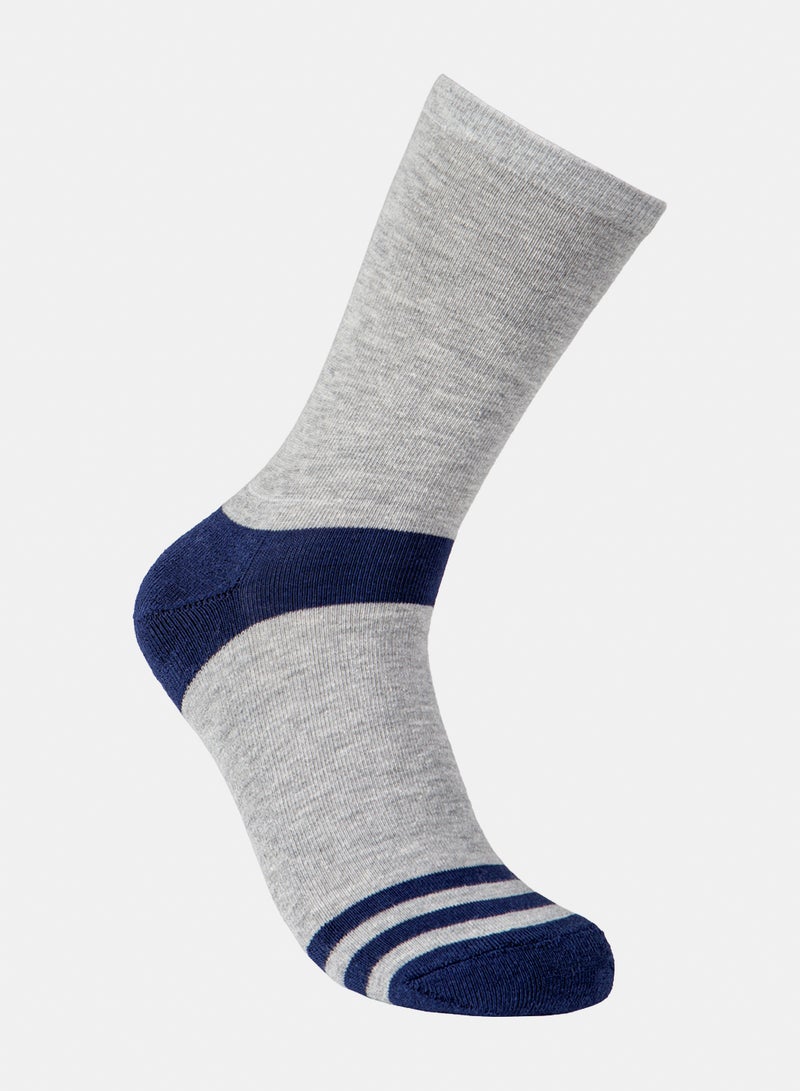 Odds Men's Pack of 3 Half Terry Long Patterned Socks - Image 4